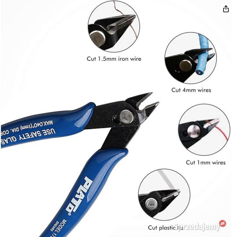 Szczypce obcinaczki boczne Plato 133 mm hurt 10 Zgierz sprzedam