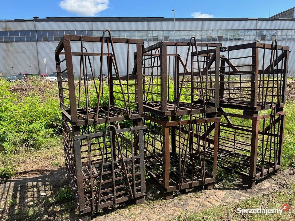 Kosz prętowy stalowy 120x80x100 pręt min fi16mm