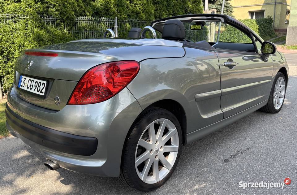 Peugeot 207 CC 16 Benzyna 120 2009 Cabrio Twardy 1598cm3 dolnośląskie