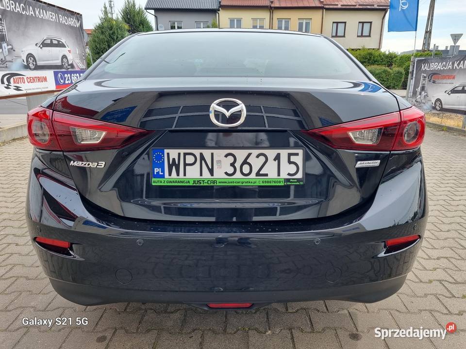 Mazda 3 20 120 nawigacja skóra ksenony alufelgi czujnik zmierzchu