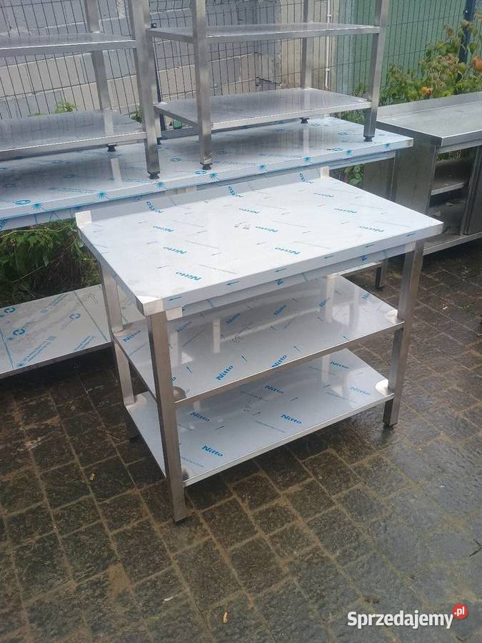 Stół Gastronomiczny 100x60 z 2 półkami małopolskie Piekielnik