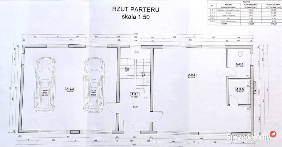 Dom sprzedaż pow 270 m2 dz 45 ar Dębie 1481zł/m2