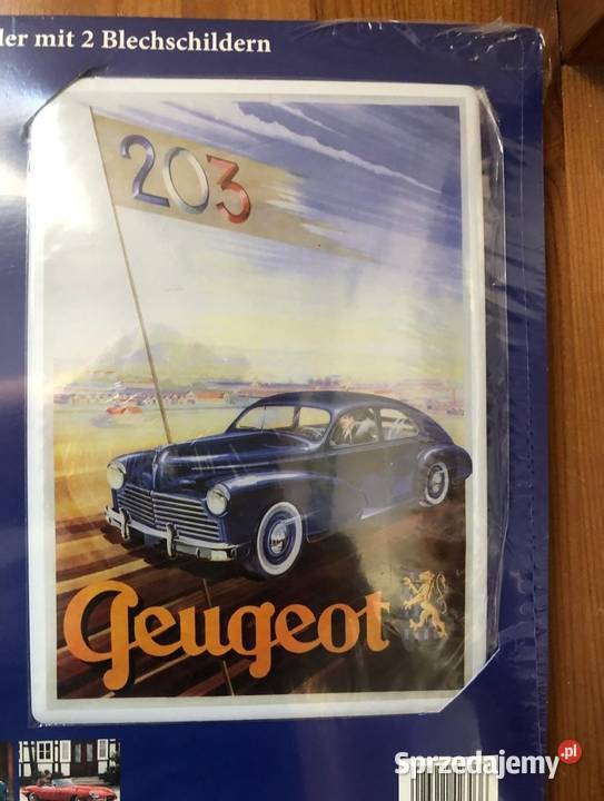 Szyldy reklamowe metalowe Audi i Peugeot Opole
