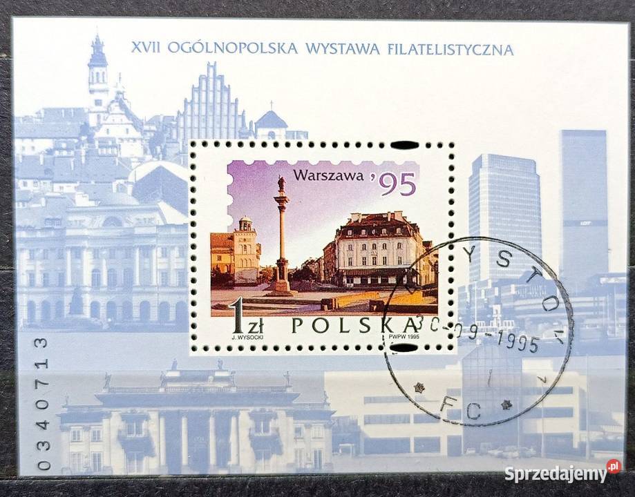 K Znaczki polskie 1995 kwartał III Leźnica Wielka-Osiedle