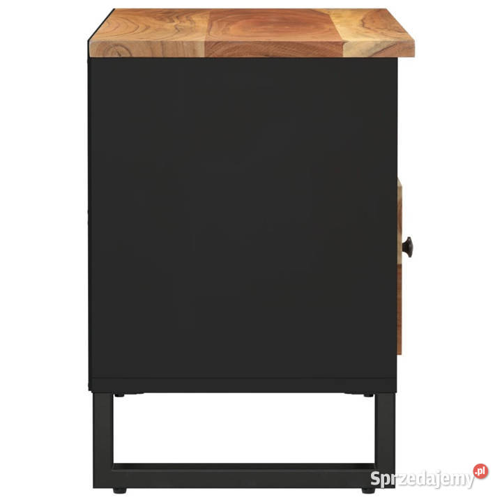 Szafka pod TV 80x33x46 akacja i materiał mazowieckie