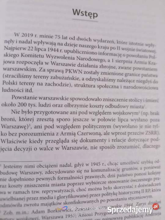 Zakłamana historia powstania książki historyczne Warszawa