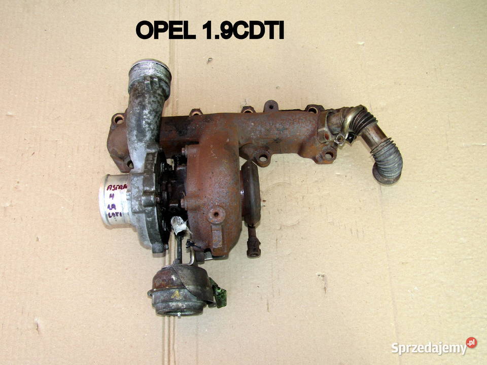 TURBOSPRĘŻARKA OPEL ASTRA HZAFIRA B 19CDTi Mysłaków