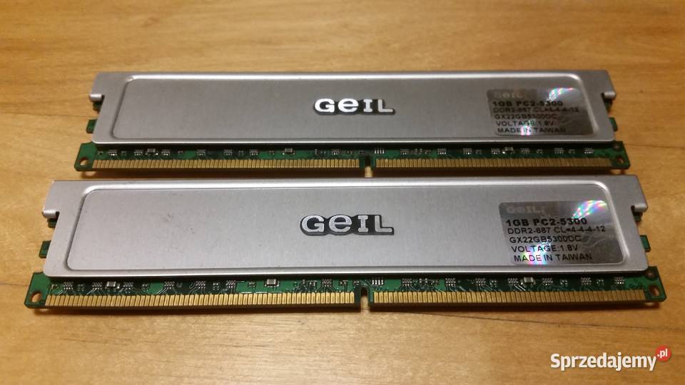 Pamięć RAM DDR2667 2 GB 2x1 Geil