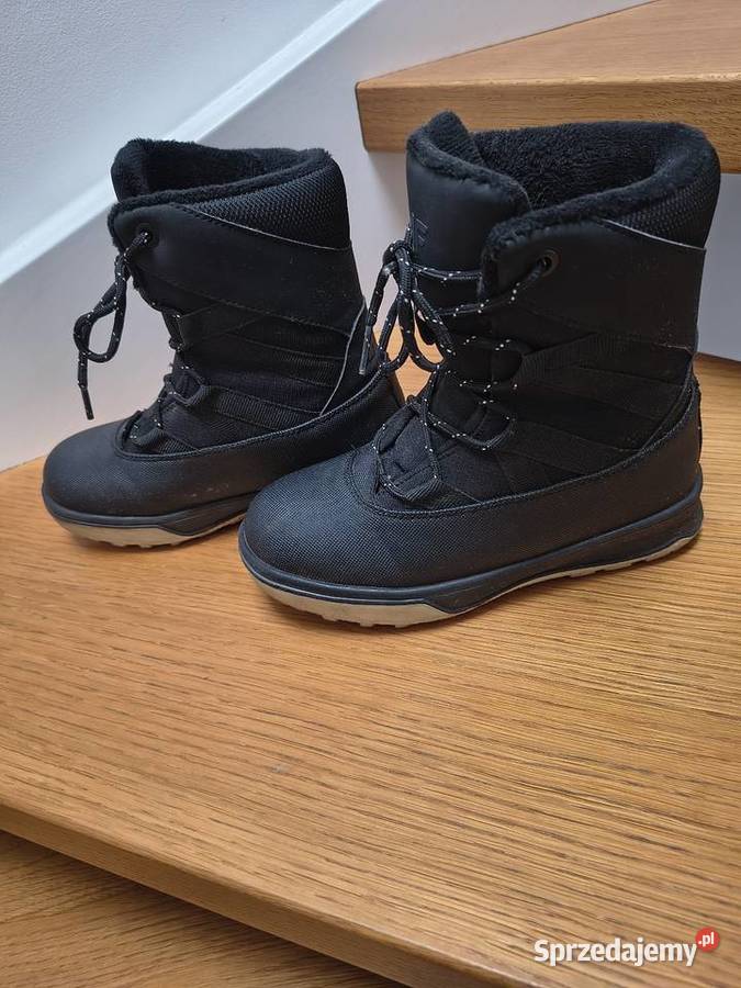 Buty zimowe 4F czarne rozmiar 32 Sienno