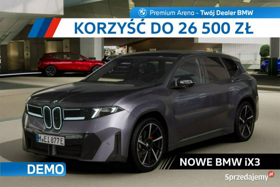 BMW iX3 NOWE BMW iX3 50 xDrive DEMO wielofunkcyjna kierownica BMW Łódź