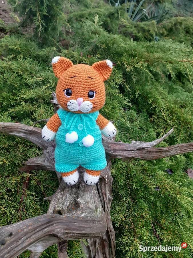 Kot kotek na szydełku Nakło nad Notecią