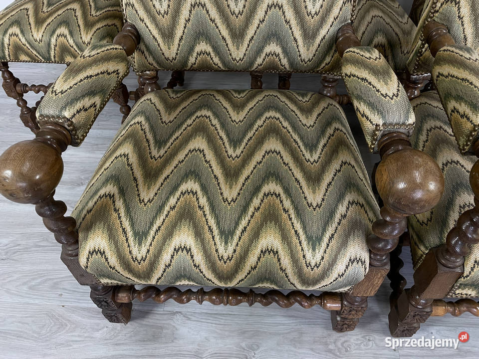 Antyczny Komplet Neorenesansowy z 1890 roku Łódź