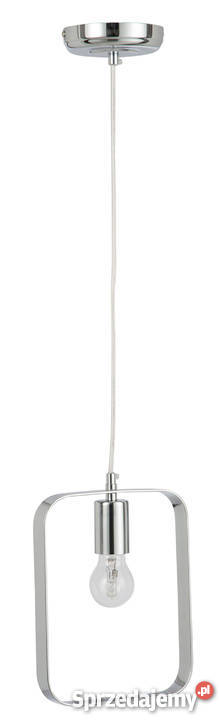 Lampa srebrna chromowana prostokąt inny kolor Kanie
