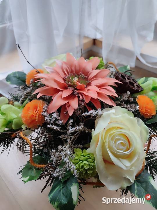 Zestaw na nagrobek tani i elegancki Wszystkich Świętych Sosnowiec sprzedam