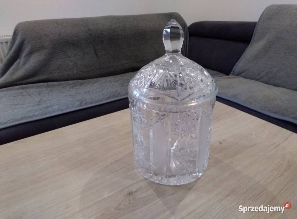 Kryształowa Bomboniera Kryształowy Pojemnik Na Porcelana i szkło Radom sprzedam