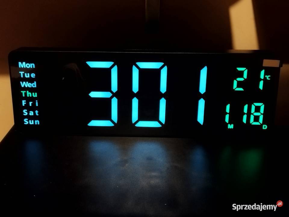 ZEGAR Cyfrowy LED elektroniczny DIGITAL Piotrków Trybunalski sprzedam