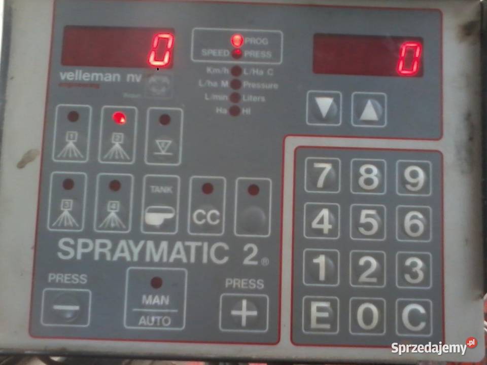 Instrukcja obsługi komputer oprysku Spraymatic Pozostałe Szamotuły