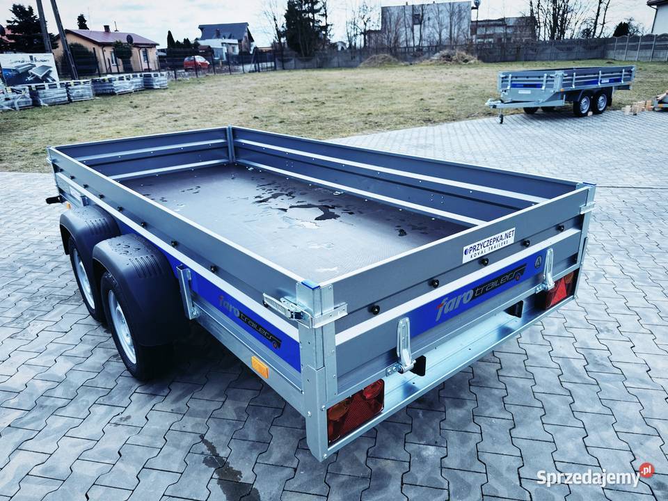 Przyczepka lekka FARO TRAILERS SOLIDUS 2w1 burtowe Kowal sprzedam