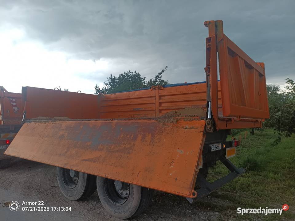 Przyczepa tandem z hydroburtą 2 Sochaczew