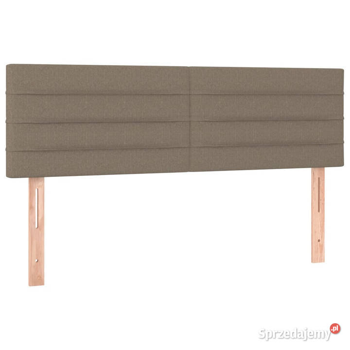 Zagłówki do łóżka 2 taupe 72x5x7888 tkanina Warszawa