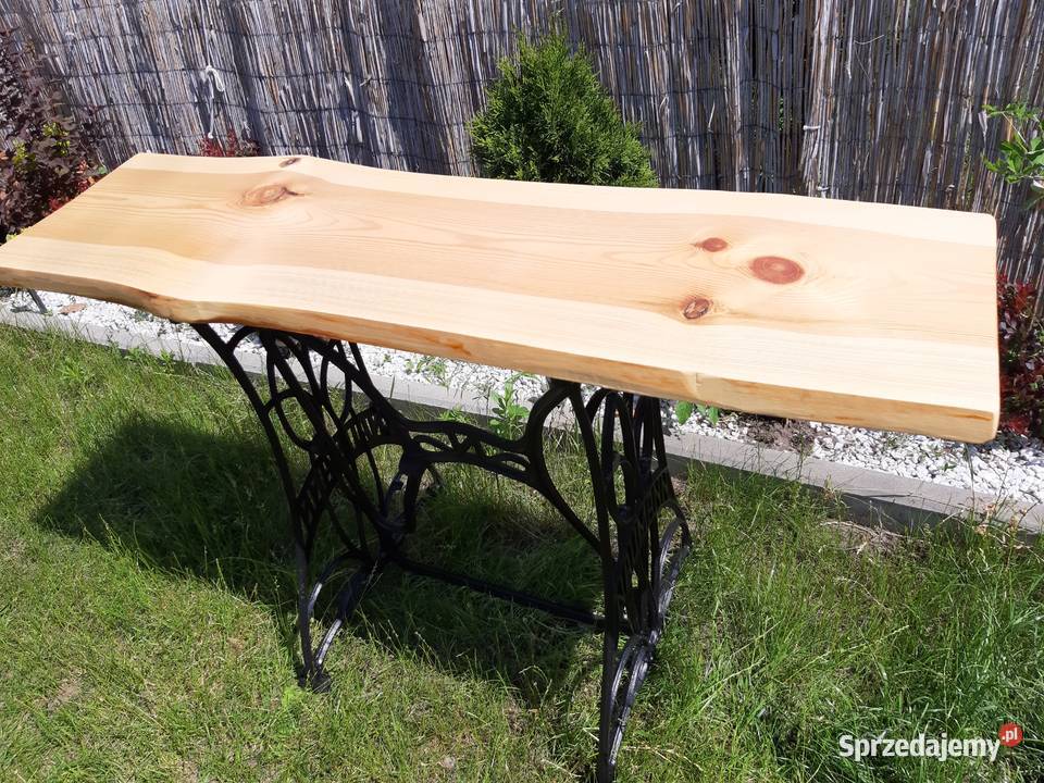 Konsola stolik zrobiony z dołu maszyny do szycia Ciechocinek