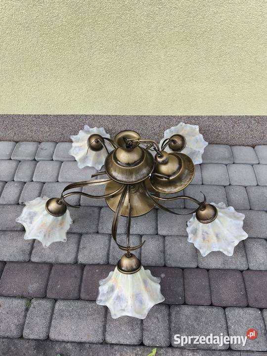 Żyrandol Tulipan 5x Lampa wisząca MADE IN POLAND Dębica