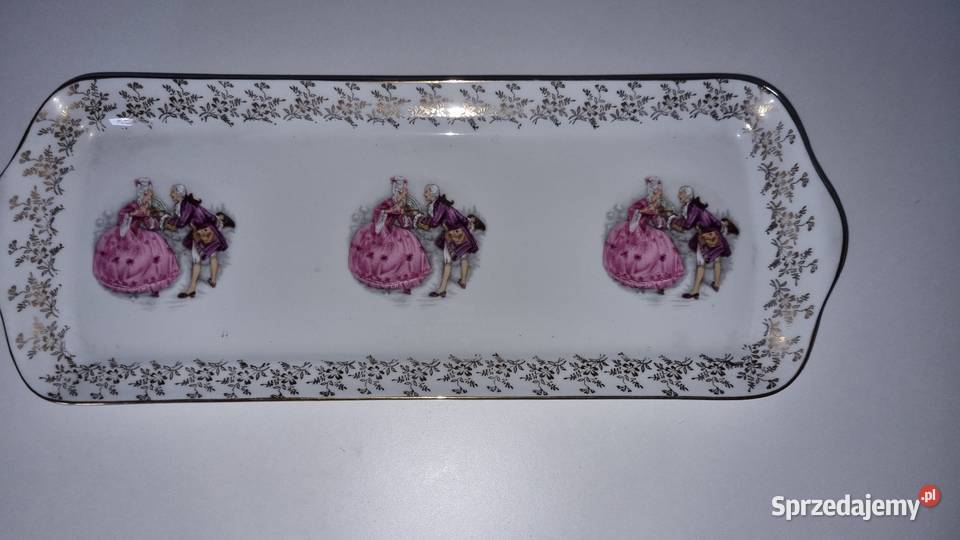 Półmisek Porcelanowy Porcelana Francuska Digoin Ceramika i szkło wielkopolskie Wola Podłężna