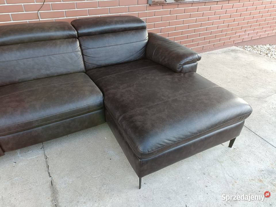 Sprzedam narożnik ze skóry wielkopolskie Konin sprzedam