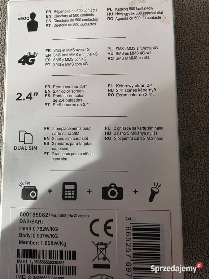 Telefon seniora przycisk SOS Qilive stacja Białystok