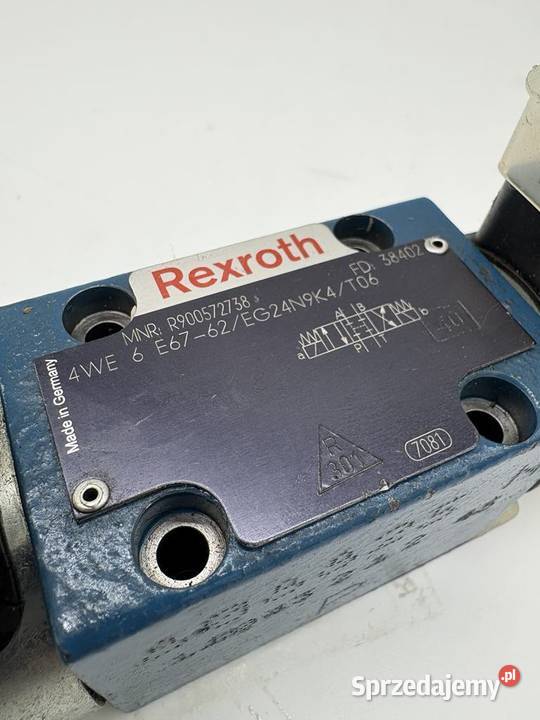 Rexroth R900572738 4WE 6 E6762EG24N9K4T06 Zawór mazowieckie Warszawa