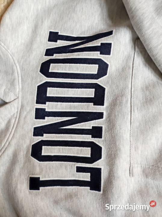 ocieplana bluza z kapturem varsity z efektem Bluzy Kielce sprzedam