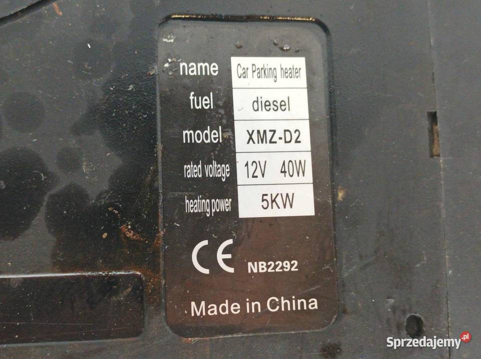 OGRZEWANIE POSTOJOWE CAR PARKING HEATER XM2D2