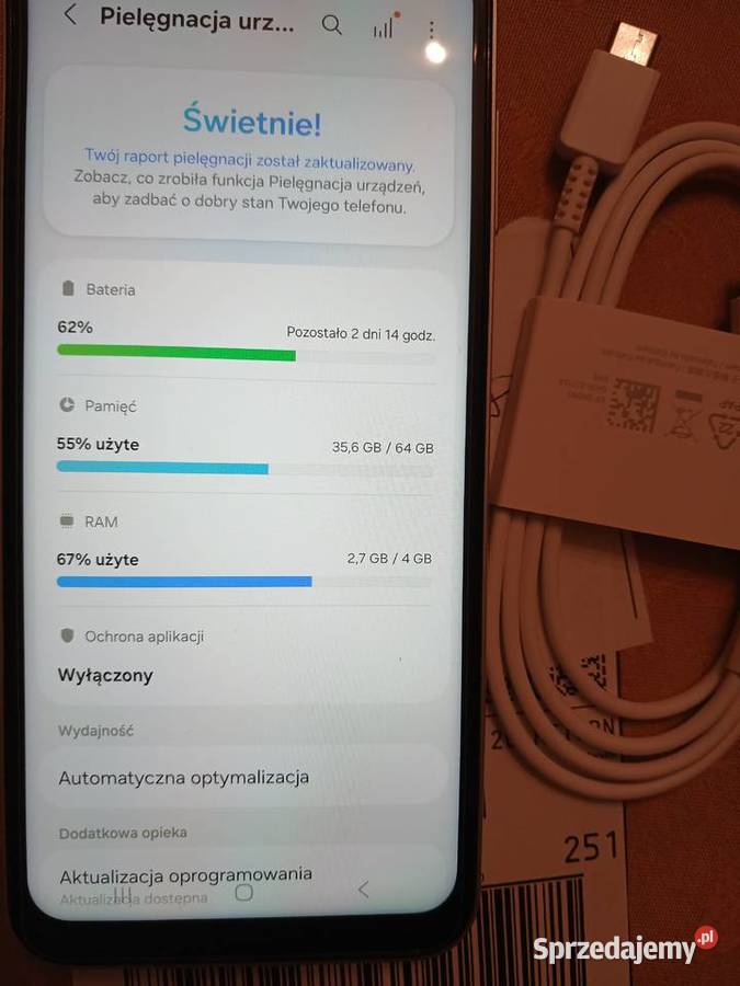 Samsung Galaxy A14 kolor srebrny mazowieckie Warszawa