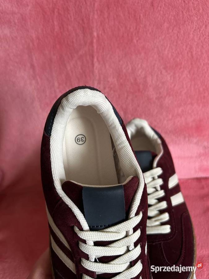 Buty damskie burgundowe 39 Warszawa