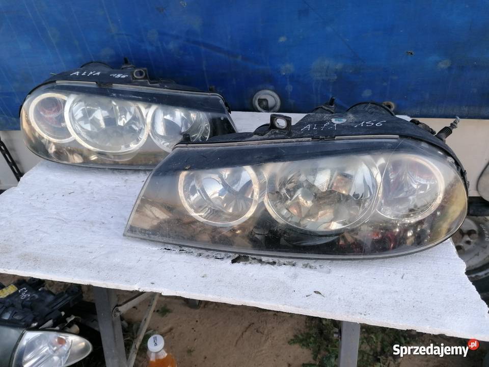 Lampy Przód Alfa Romeo 156 Wisznice sprzedam