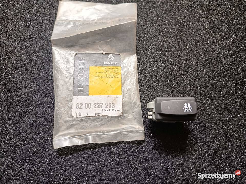 PRZYCISK BLOKOWANIA SZYB RENAULT 8200227203 osobowe Piła
