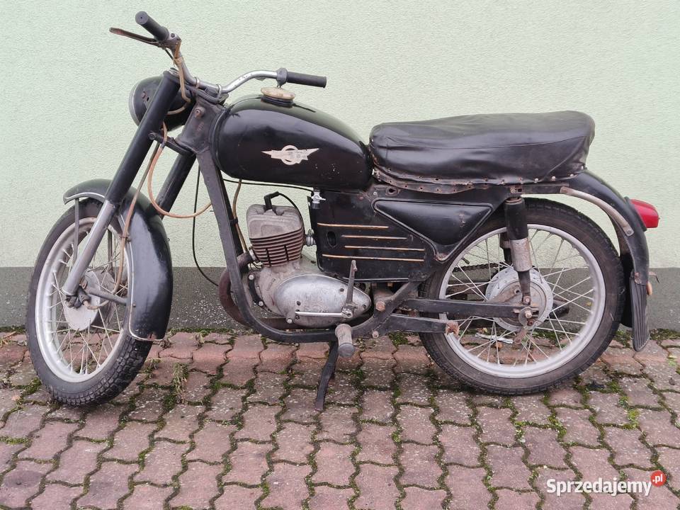 WSK B1 dwuramówka motor motocykl 1968 r 123cm3 Łuków