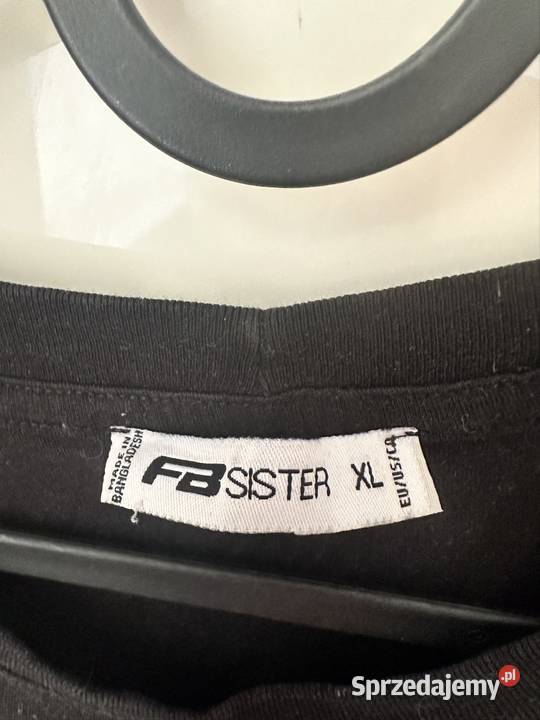 Koszulka na krótkim rękawku FB SISTER XL czarny Gdańsk