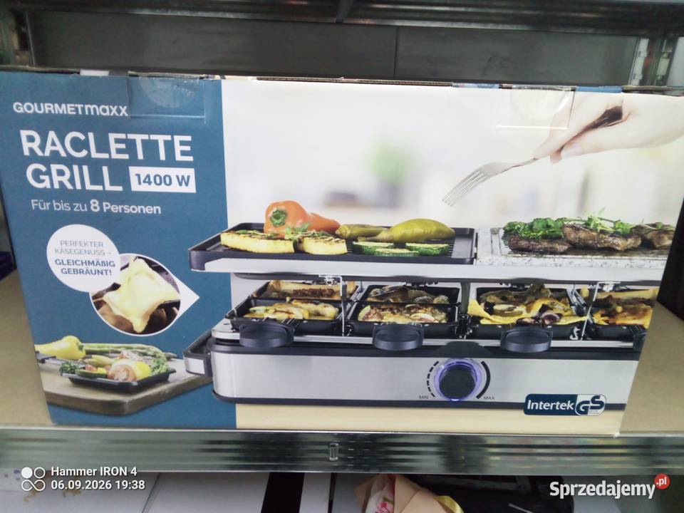 Grill Elektryczny 1400W Nowy Grille elektryczne świętokrzyskie Ostrowiec Świętokrzyski sprzedam