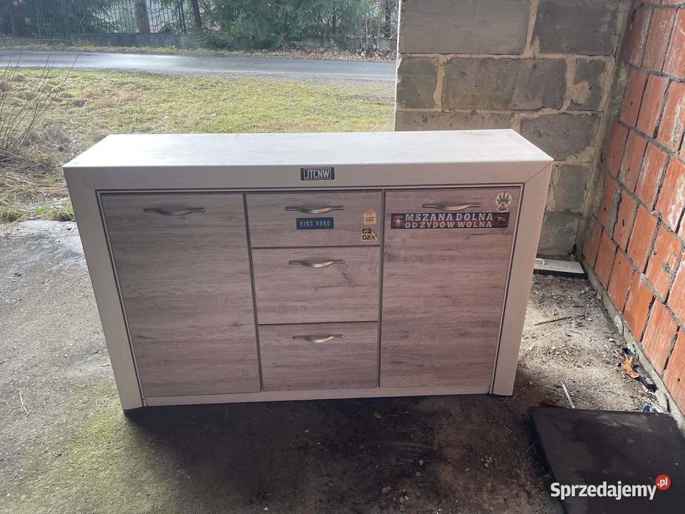 Szafka komoda pod telewizor z szufladami