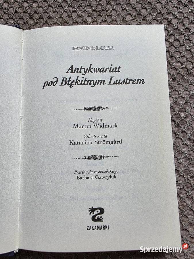 Martin Widmark seria DavidLarisa wiek 914 lat Książki dla dzieci Kultura i Rozrywka małopolskie Kraków