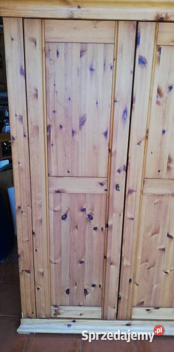 Szafa drewniana 3 drzwiowa bieliźniarka komoda mazowieckie Sulbiny
