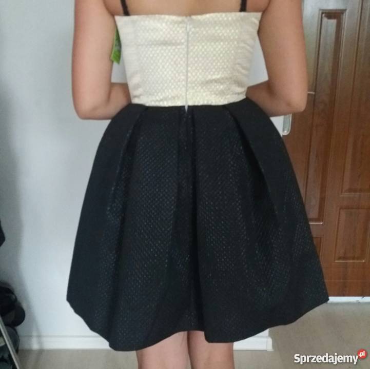 Sukienka na studniówkę 36 S złota świętokrzyskie Kielce