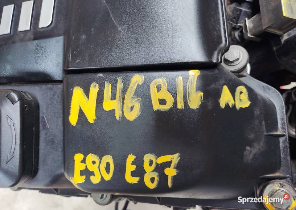 SILNIK N46 KOMPLETNY N46B16 AB BMW E90 E87 osobowe Radom