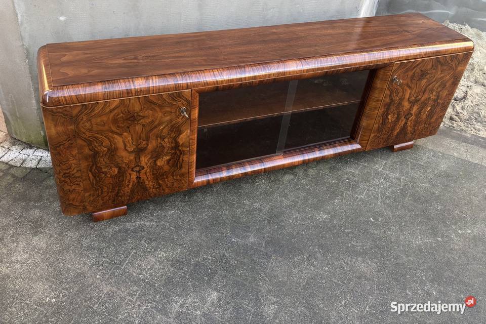 KomodaSzafka RTV Orzech ArtDeco 207 Antyk
