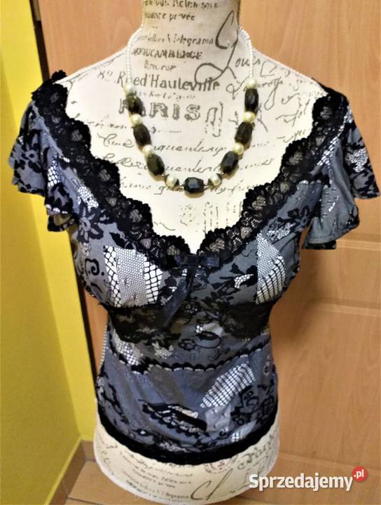 Śliczna bluzeczka firmowa PIANURA nowa sklepowa Kwiatki Katowice