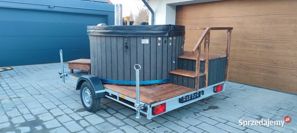 Balia jacuzzi na przyczepie własny biznes pod pomorskie