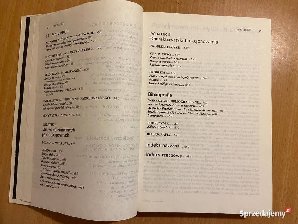 Procesy przetwarzania informacji u człowieka ISBN 8301046899 śląskie Katowice