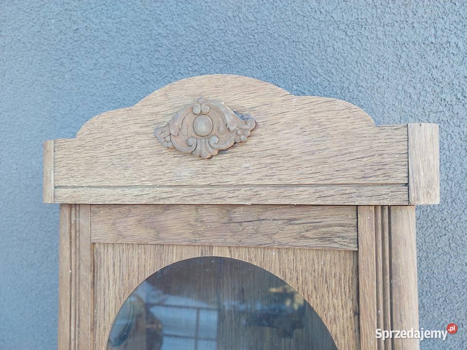 S125 Skrzynia obudowa starego zegara witrynka Tczew