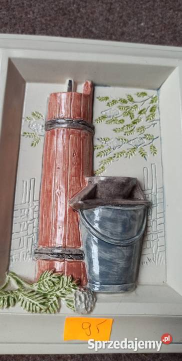 Kafel ceramiczny Patefon Sygnowany Jie Gantofta Porcelana i szkło pomorskie Gdańsk